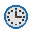 Light Blue Clock